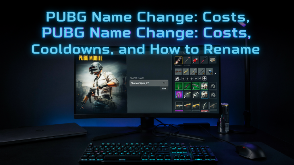 Pubg name change