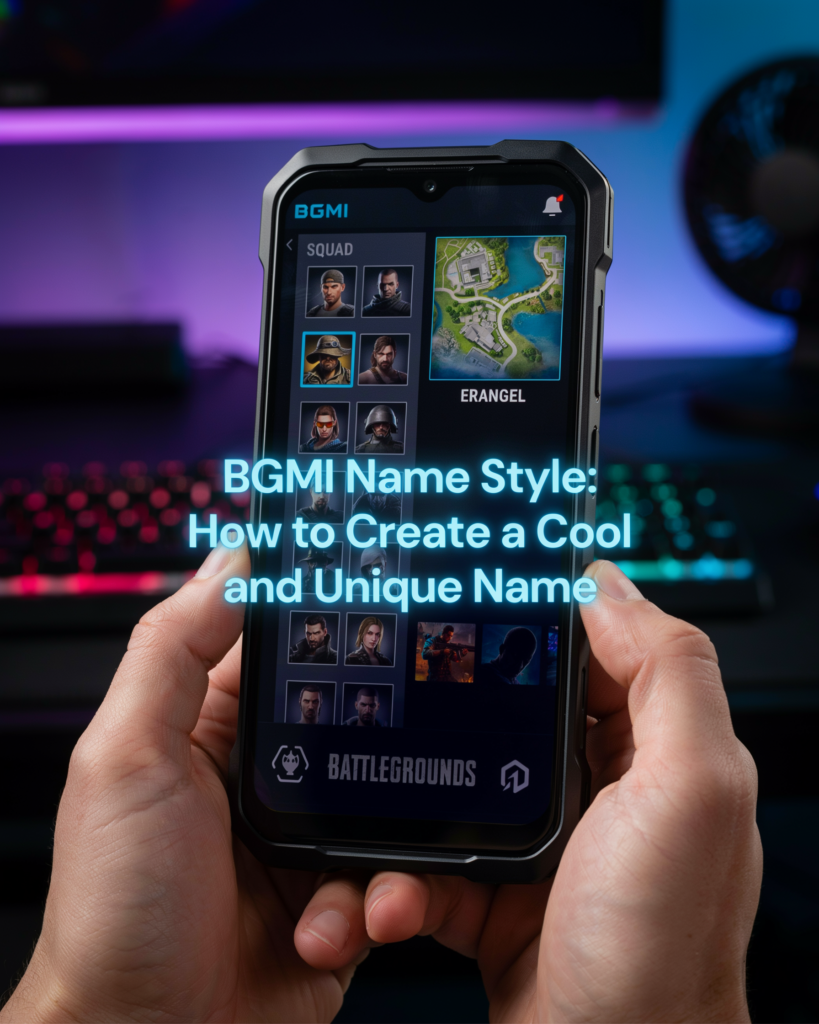 Bgmi name style